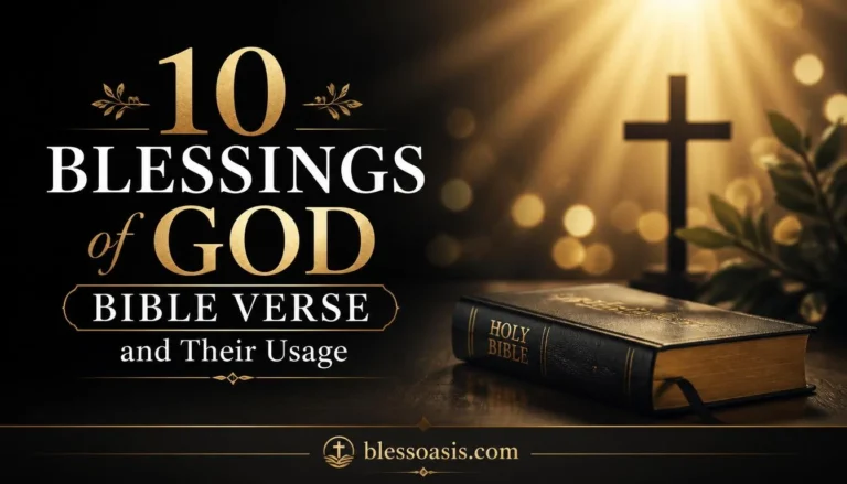 10 Blessings of God Bible Verse
