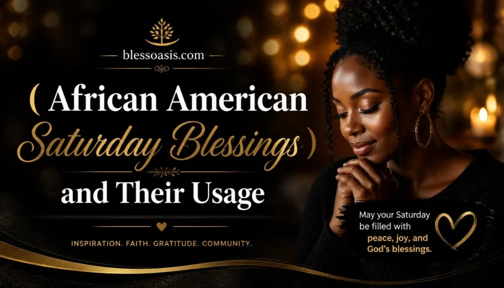 African American Saturday Blessings