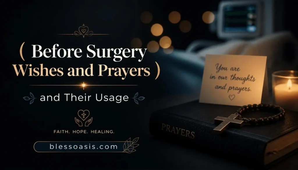 Before Surgery Wishes and Prayers