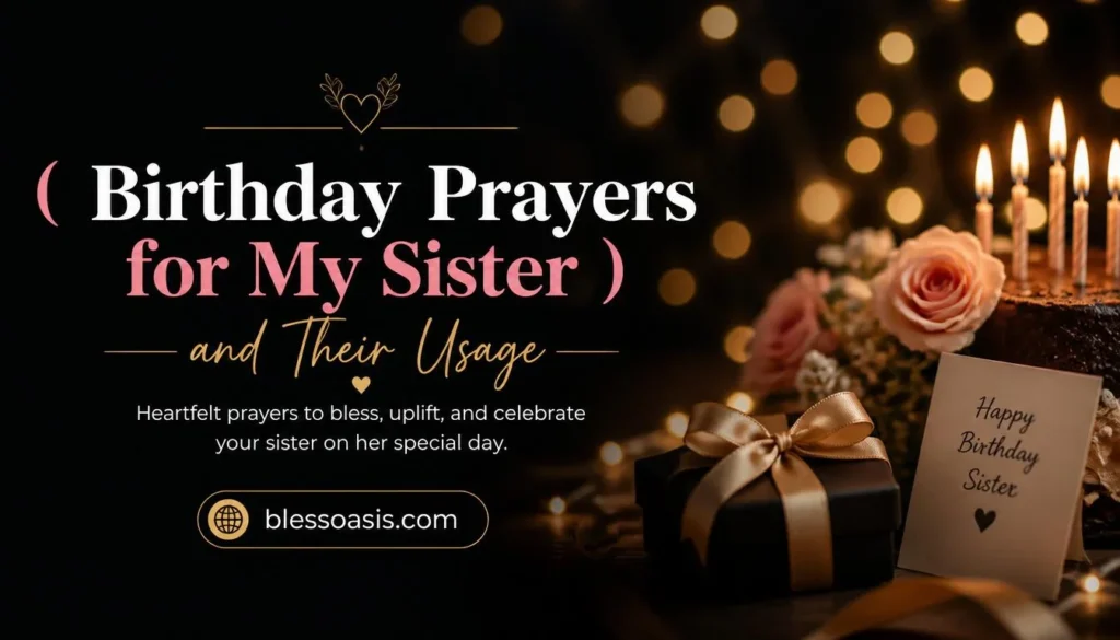 Birthday Prayers for My Sister