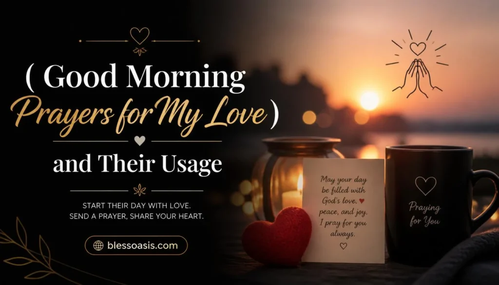 Good Morning Prayers for My Love