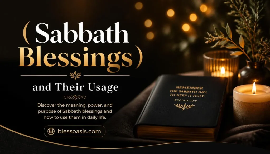 Sabbath Blessings