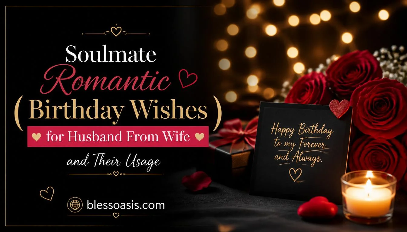 Soulmate Romantic Birthday Wishes for Husband From Wife