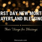 Person praying at sunrise on the first day of a new month