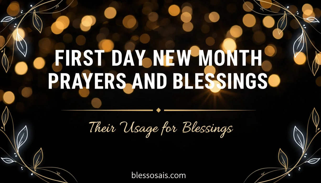 Person praying at sunrise on the first day of a new month