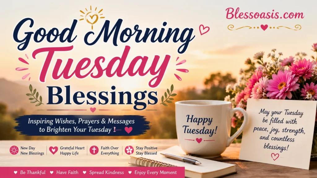 Inspirational Tuesday morning blessings and prayers