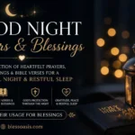 good night prayers and blessings