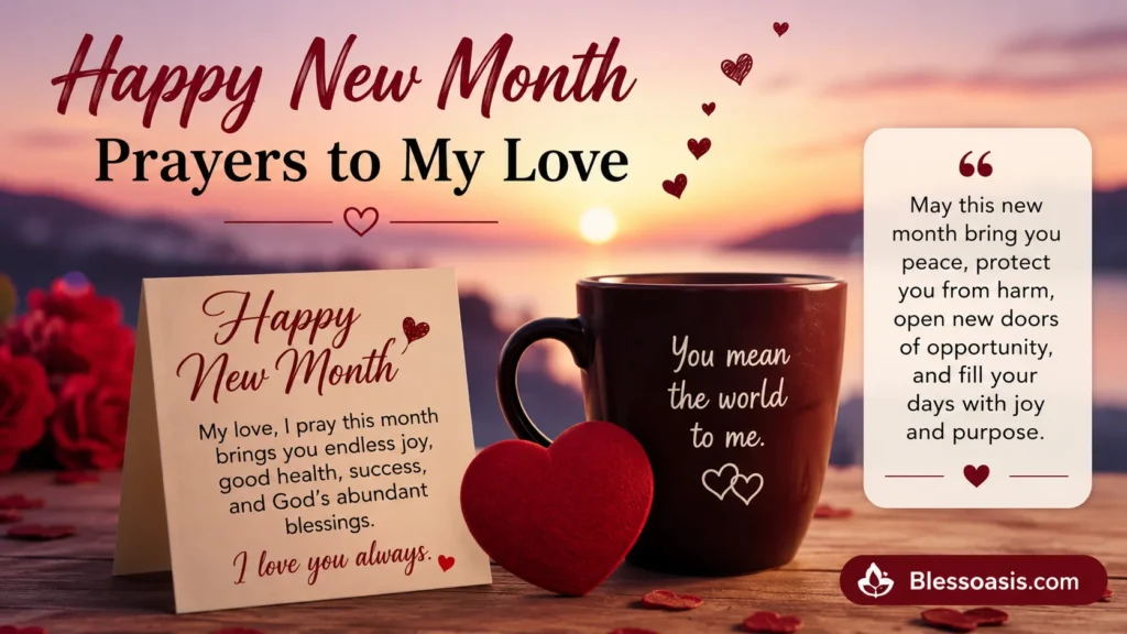 Romantic new month blessing message for couples
