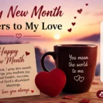 Romantic new month blessing message for couples