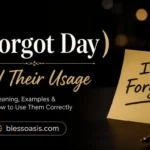 I Forgot Day