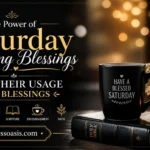 Warm cup of coffee on a table at sunrise, Saturday morning blessing scene