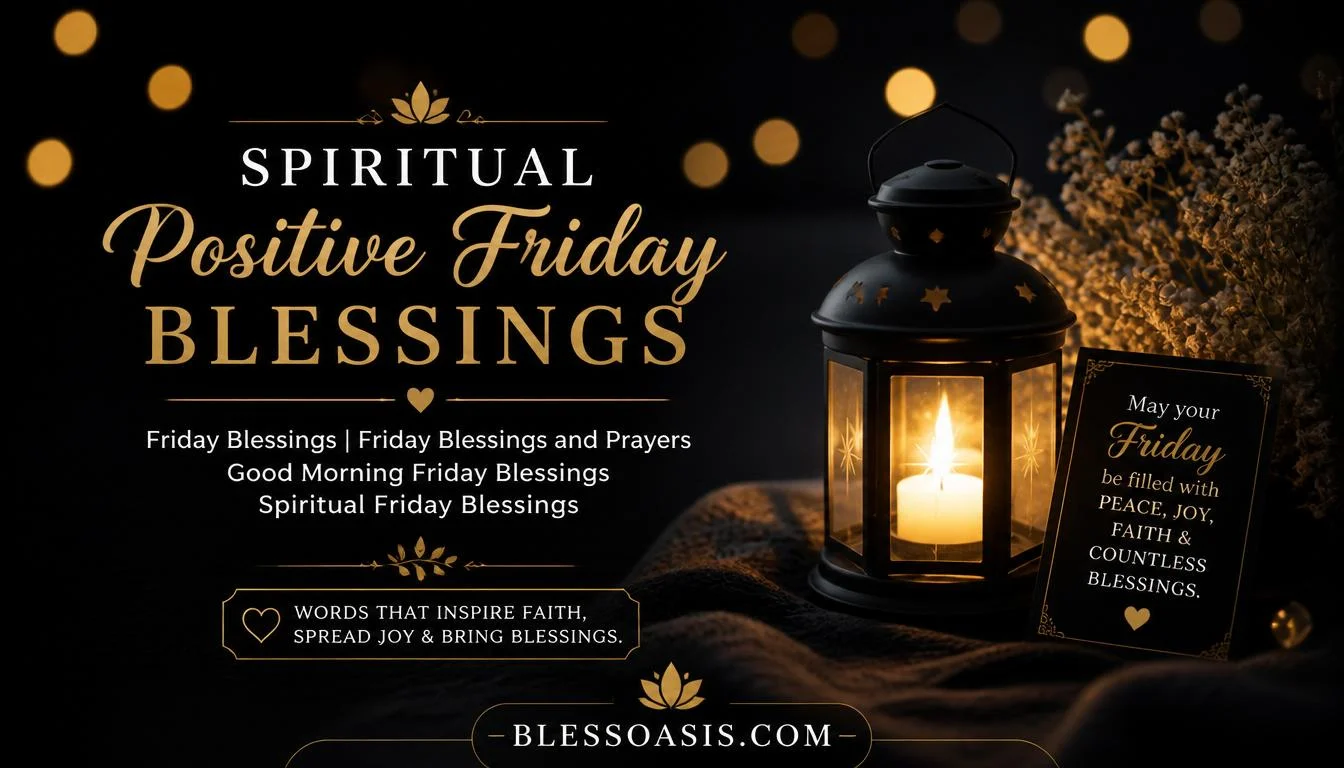 spiritual positive friday blessings
