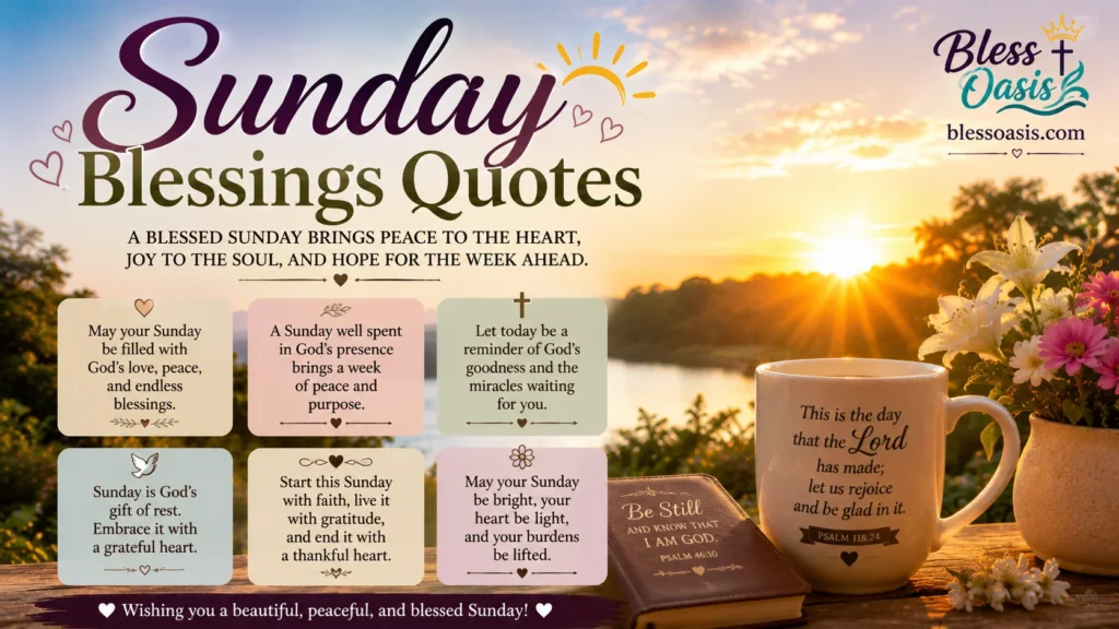 sunday blessings quotes