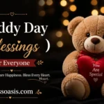 Romantic Teddy Day blessing image