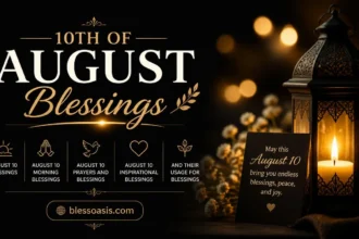 10th of august blessing