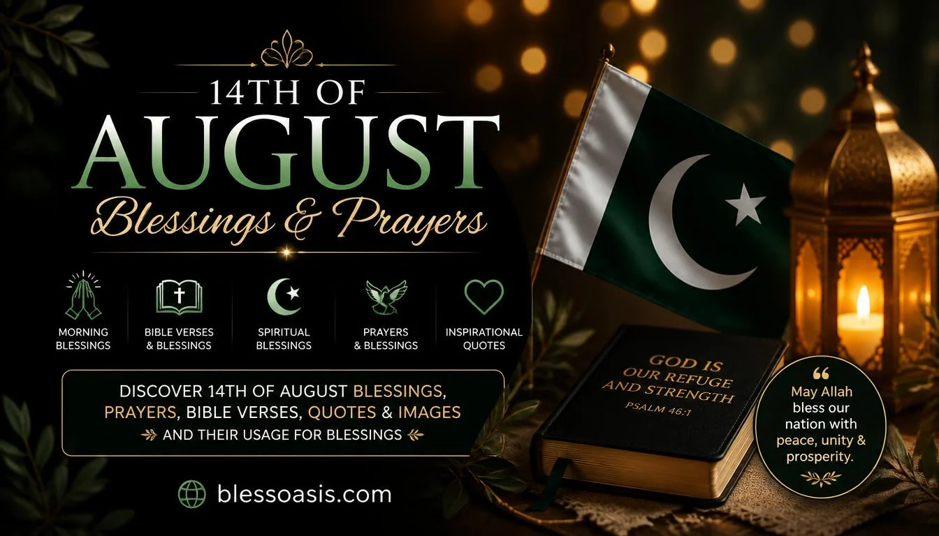 14th of august blessing