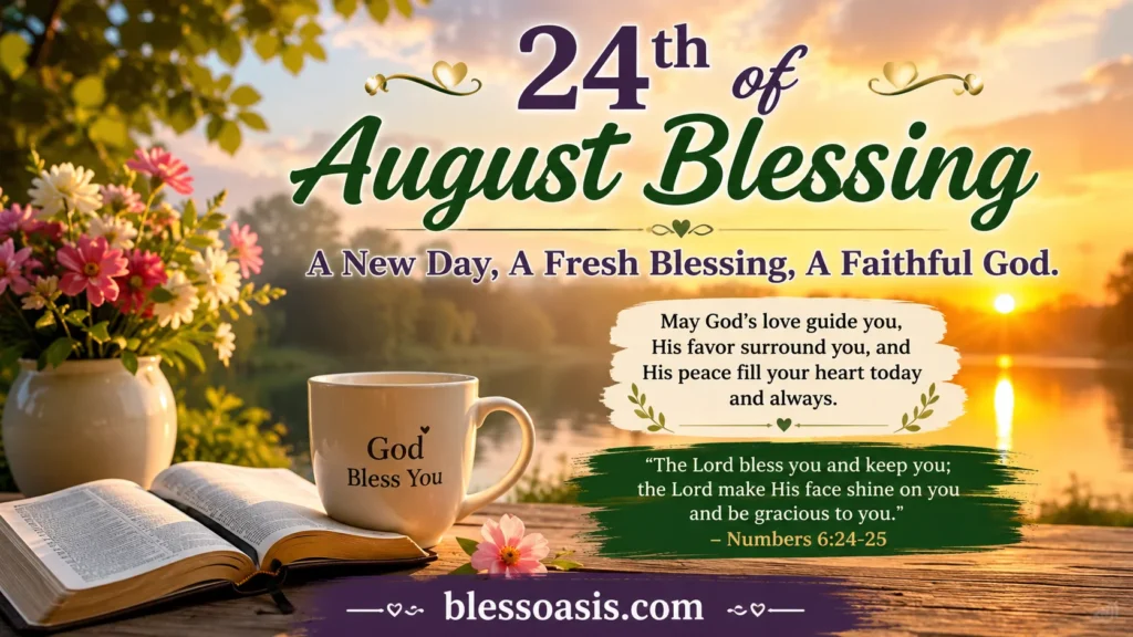 24th of august blessing