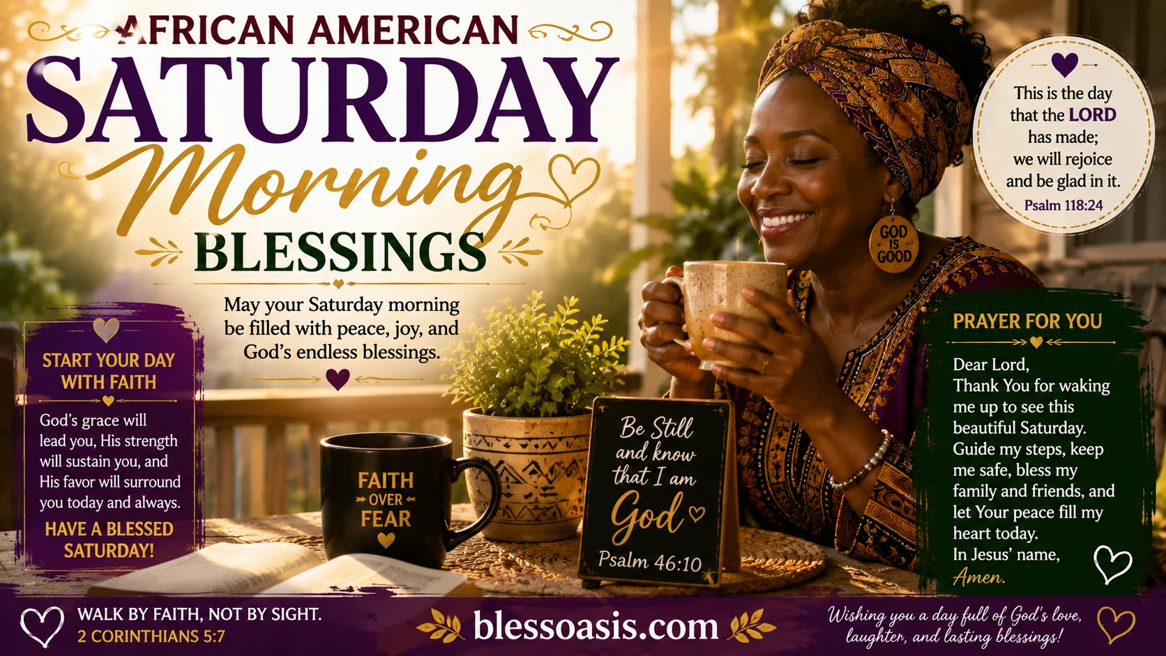 african american saturday morning blessings