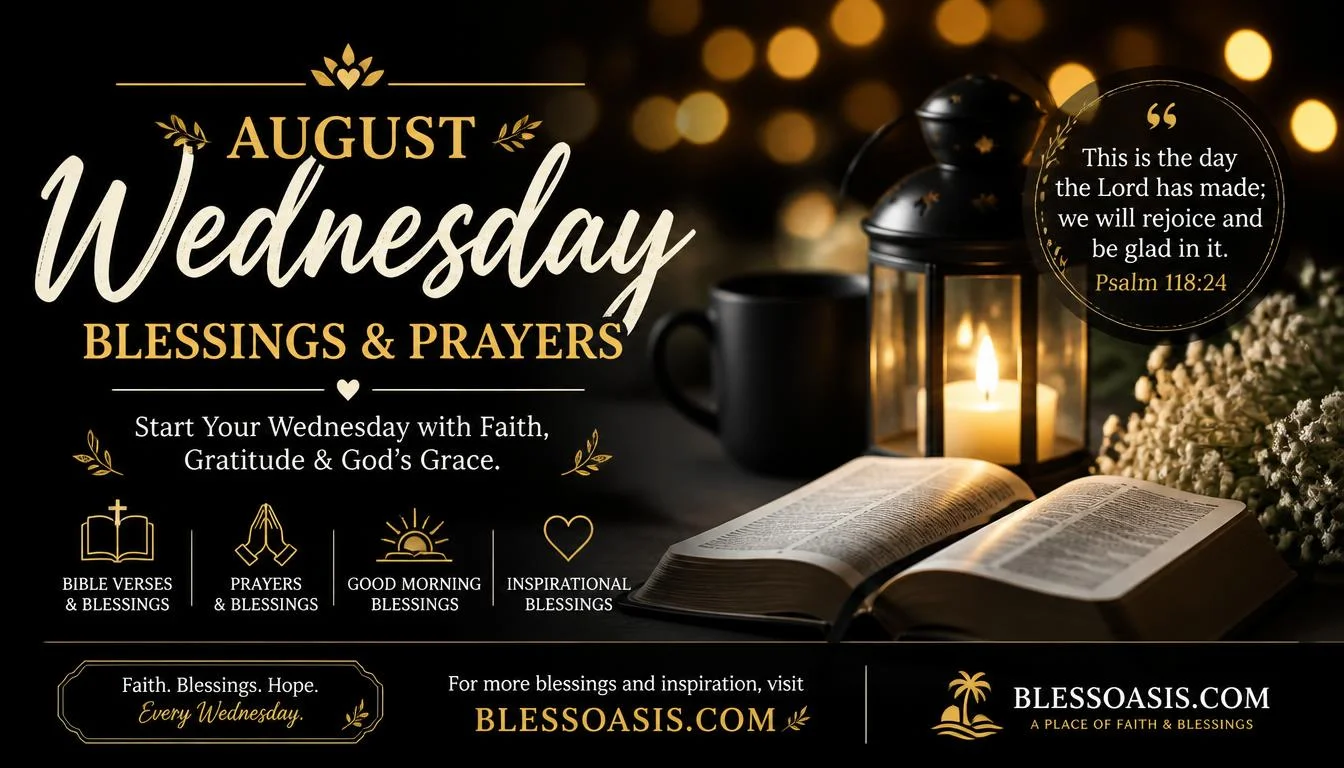 august wednesday blessing