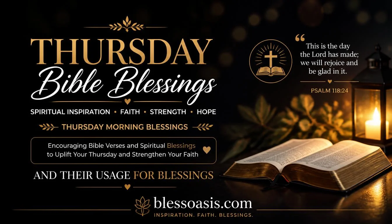 bible spiritual inspiration thursday blessings