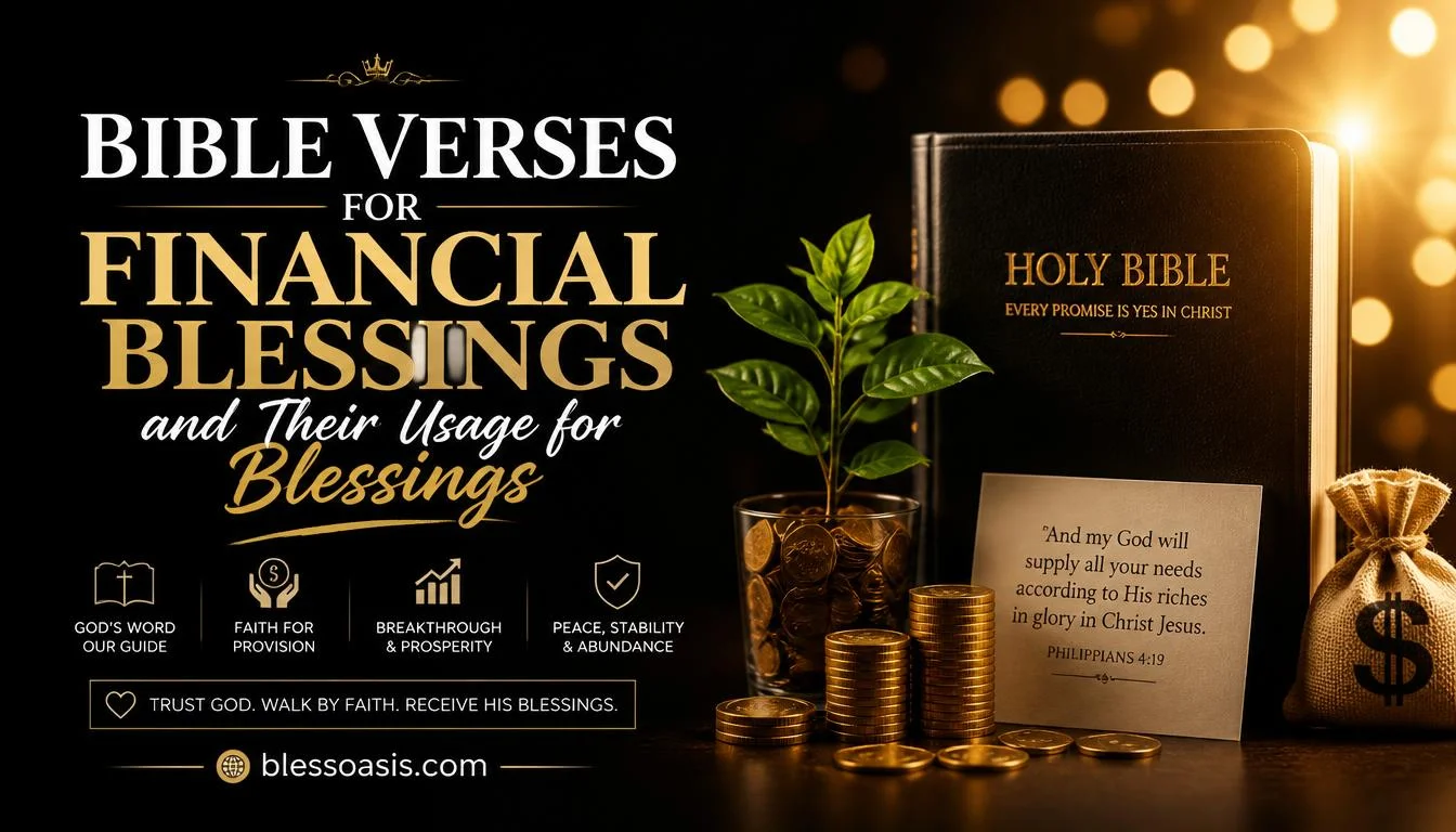 bible verses for financial blessings