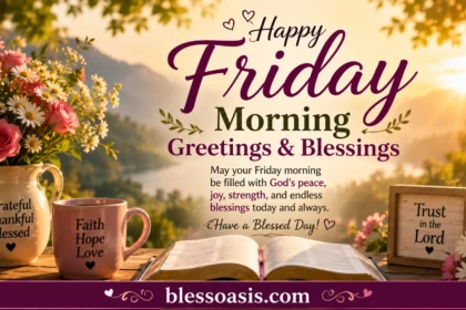 friday morning greetings and blessings