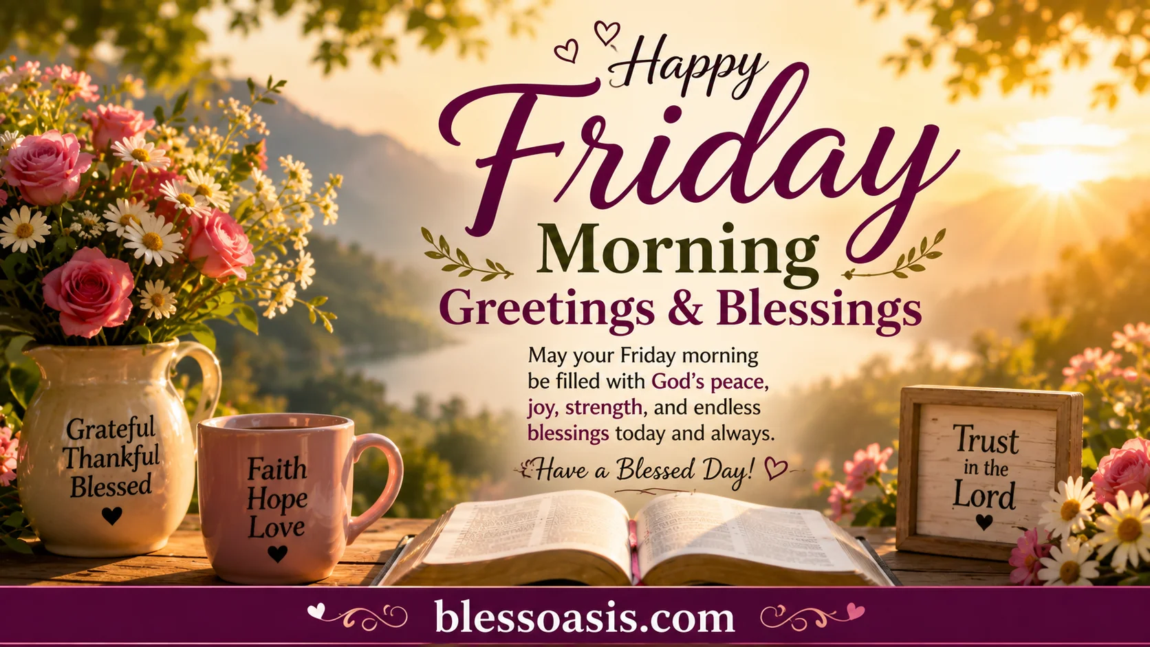 friday morning greetings and blessings