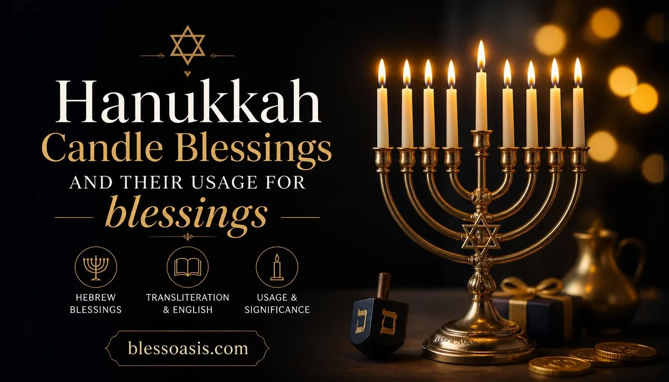 hanukkah candle blessings