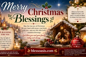 merry christmas blessings