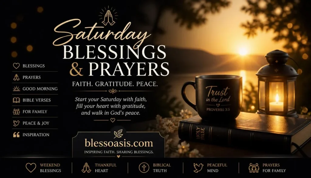 saturday blessings and prayers