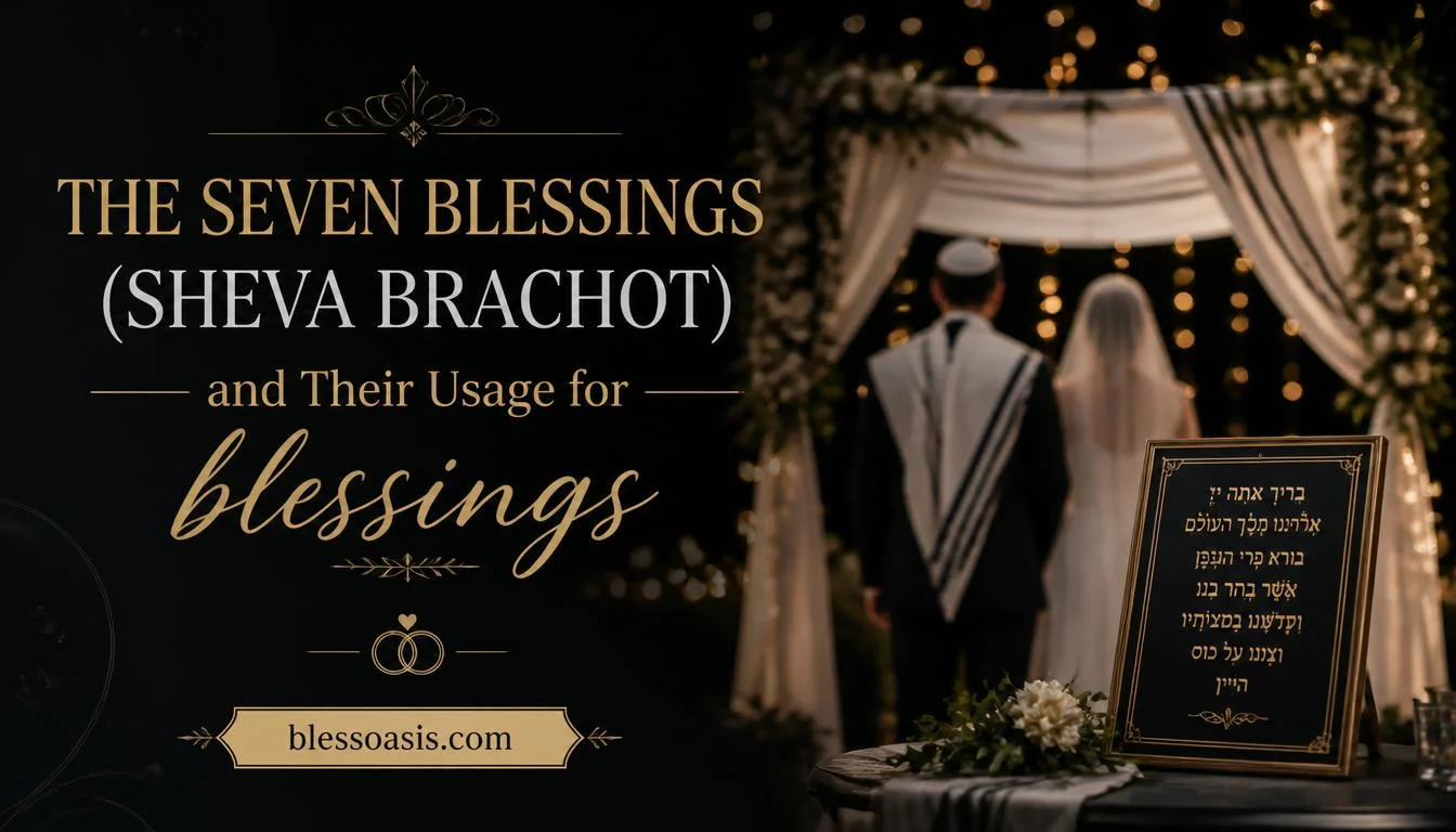 seven blessings jewish wedding