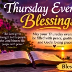 thursday evening blessings