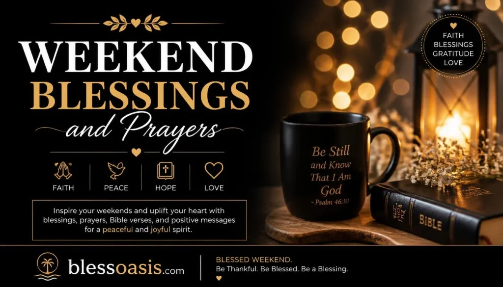 weekend blessings and prayers