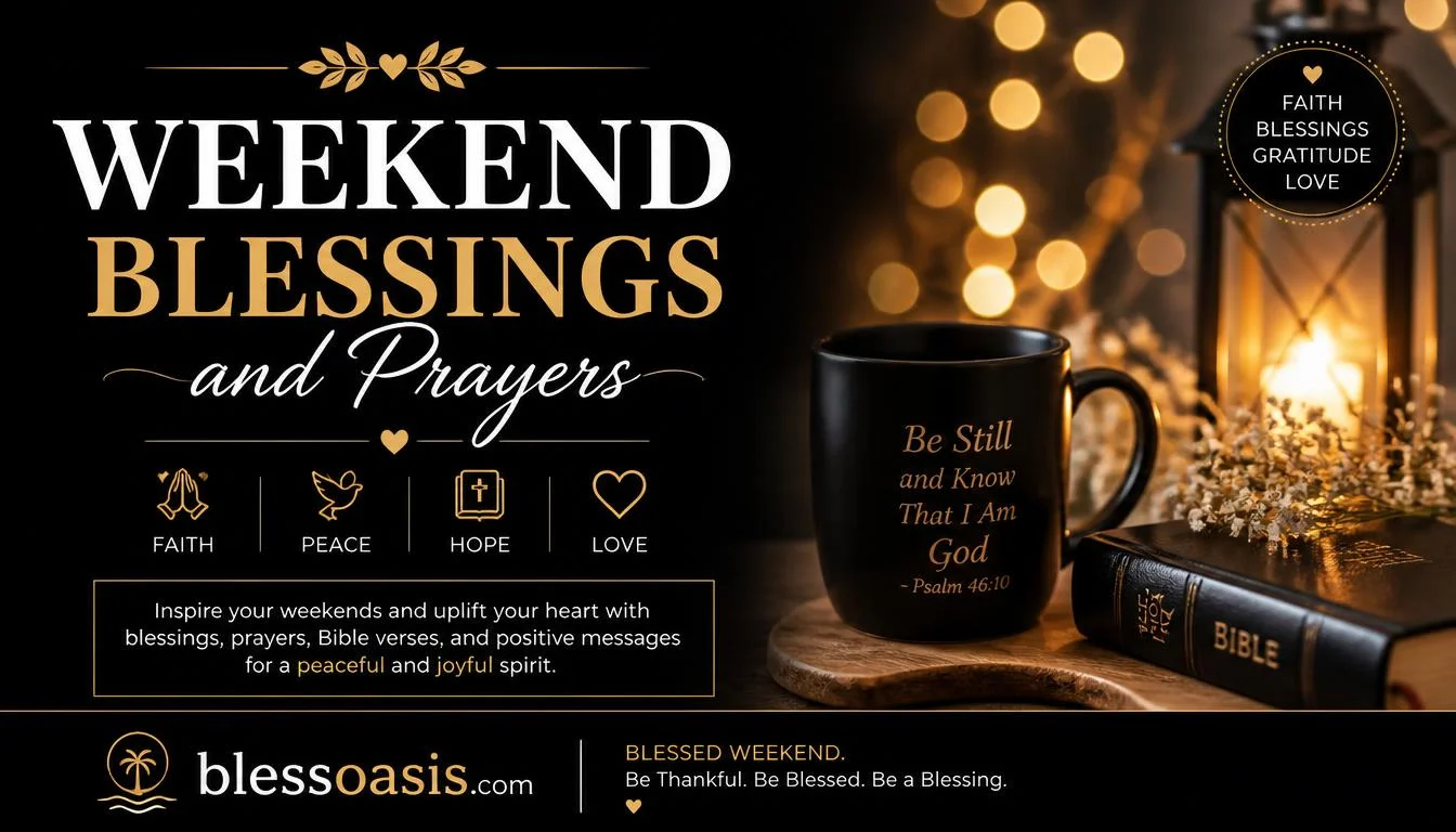 weekend blessings and prayers