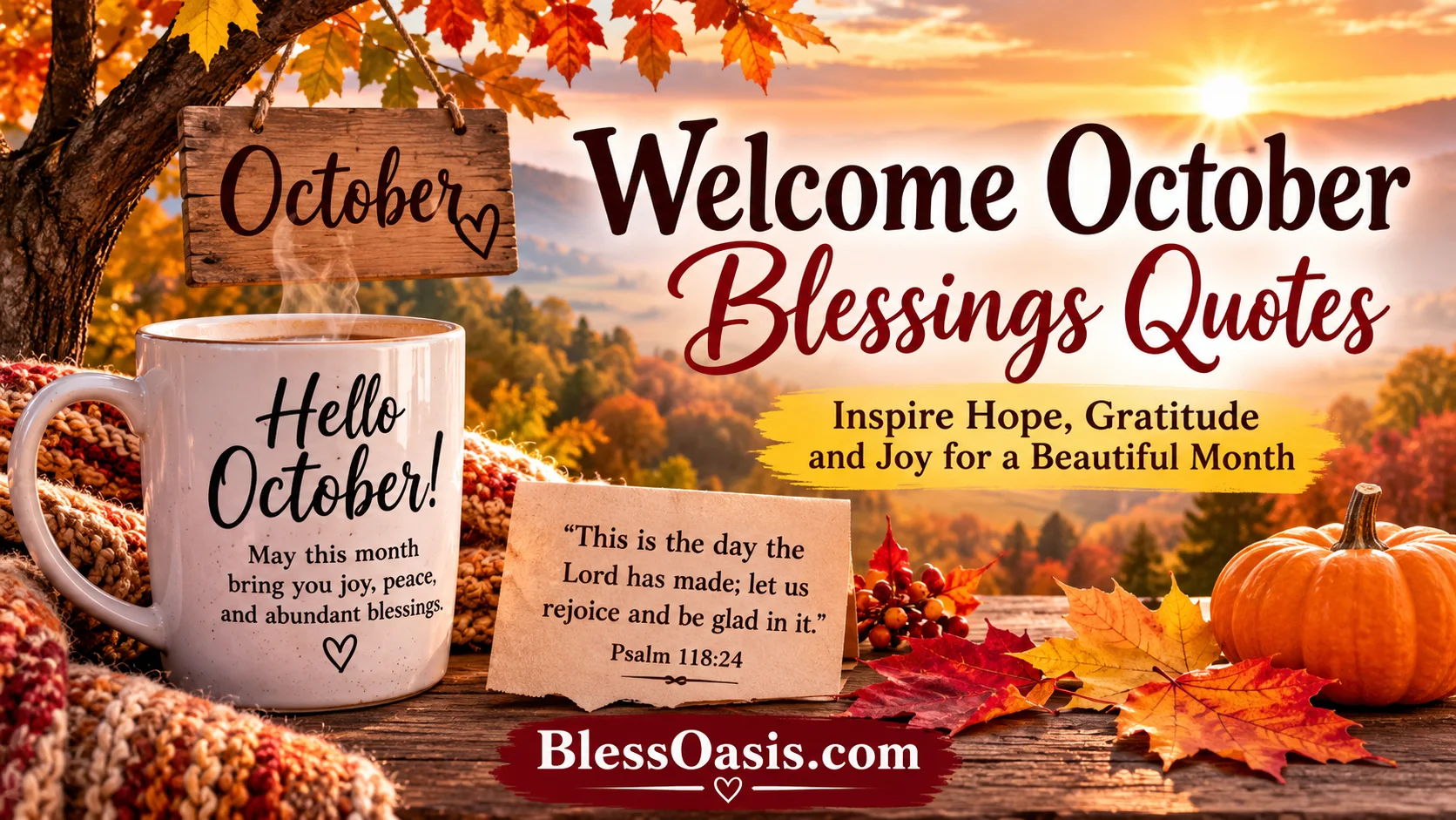 welcome october blessings quotes