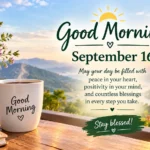 16th good morning of september blessings