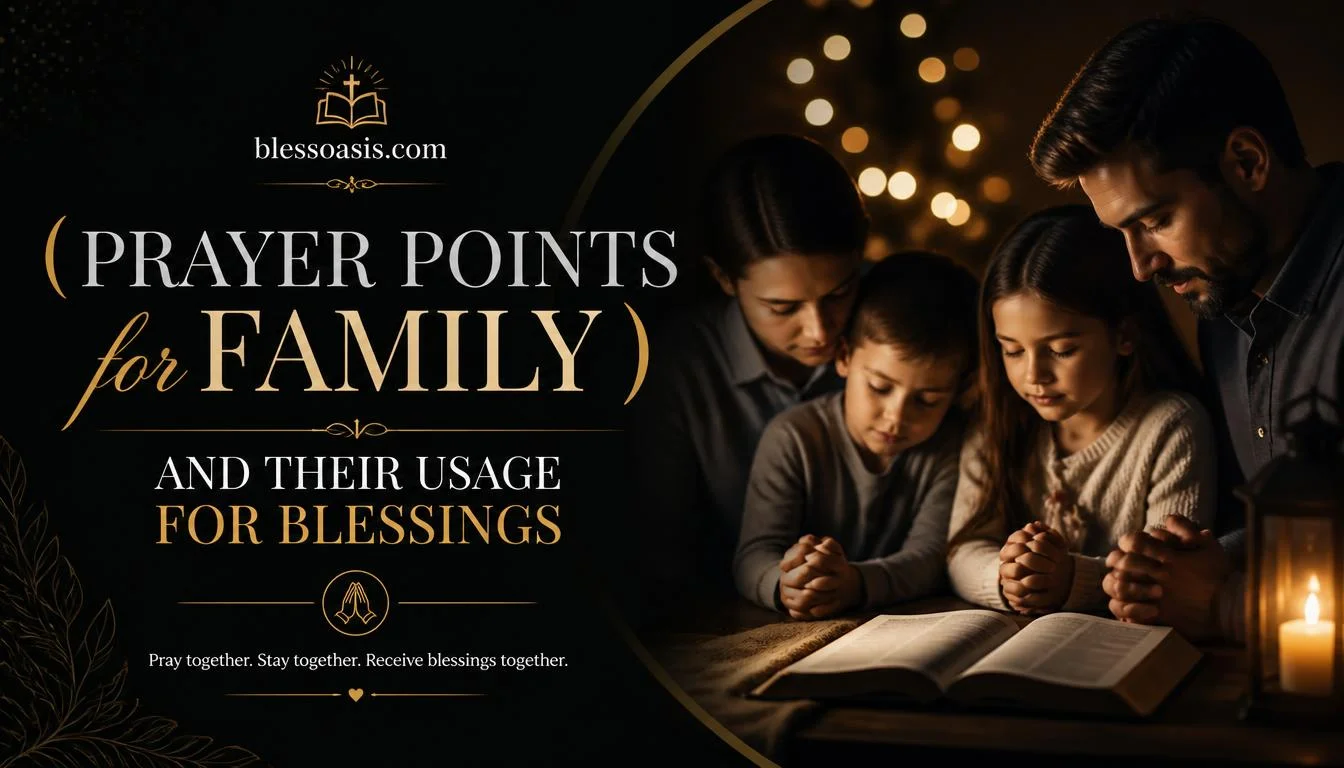 prayer points for family 
