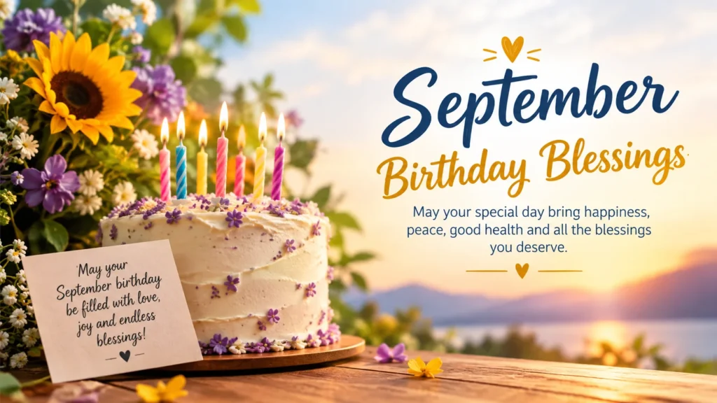 September Birthday Blessings