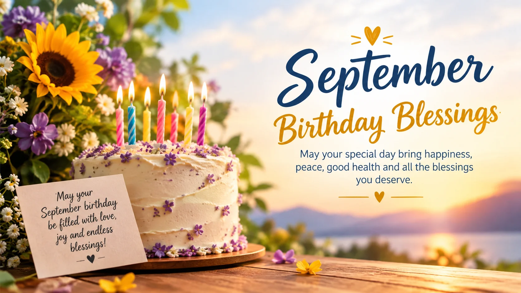 September Birthday Blessings